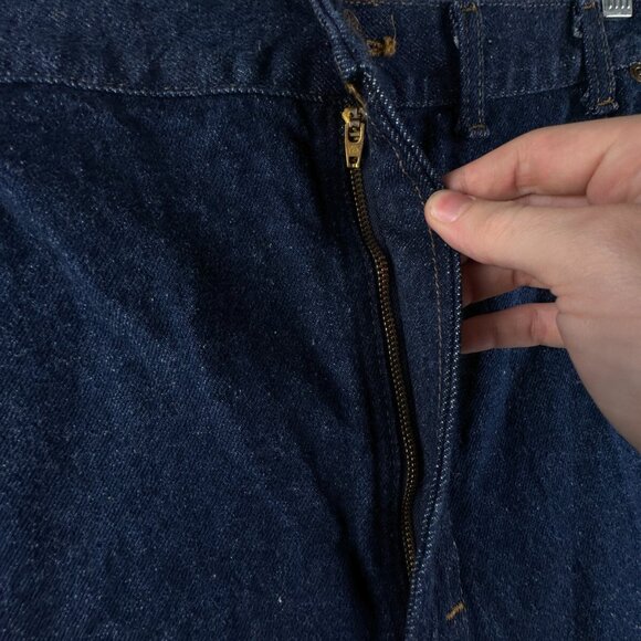 VTG NOS 80s Lee Denim Jeans Big Tall 48x30 Cotton USA Made UGWA W/ Flasher - Picture 9 of 16